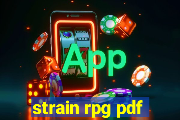 strain rpg pdf